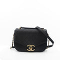Chanel Coco Cuba Medium Black Caviar Leather Cross Body