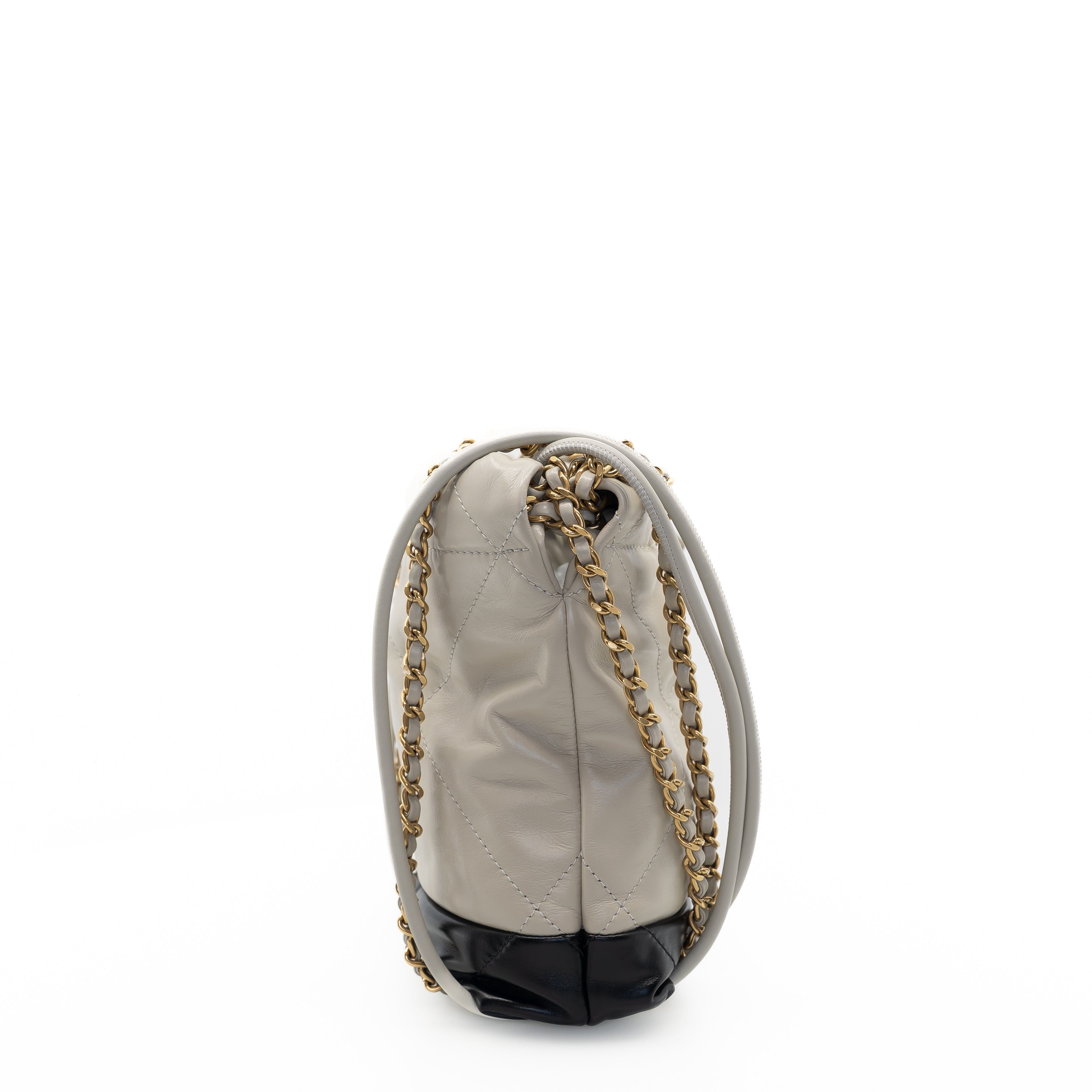 22 Mini Beige & Black Gold Hardware