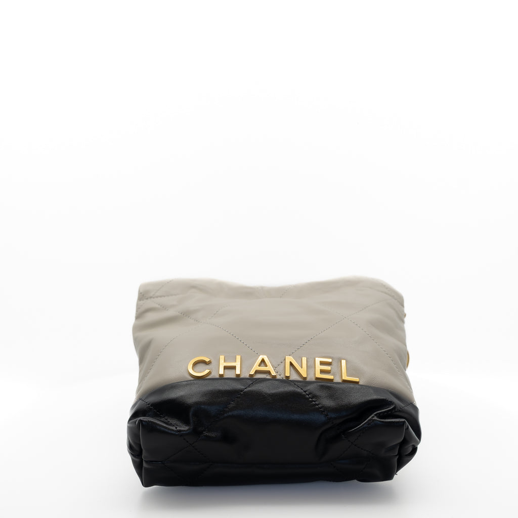 22 Mini Beige & Black Gold Hardware
