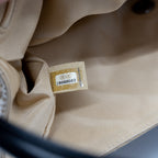 Hula Hoop Shoulder Bag Nude & Black Lambskin