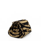 Vintage Pony Hair Reissue Flap Gold & Black Zebra Stripe