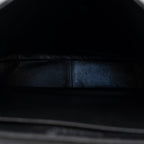 Vintage Double-Sided Black Quilted Lambskin Flap Bag
