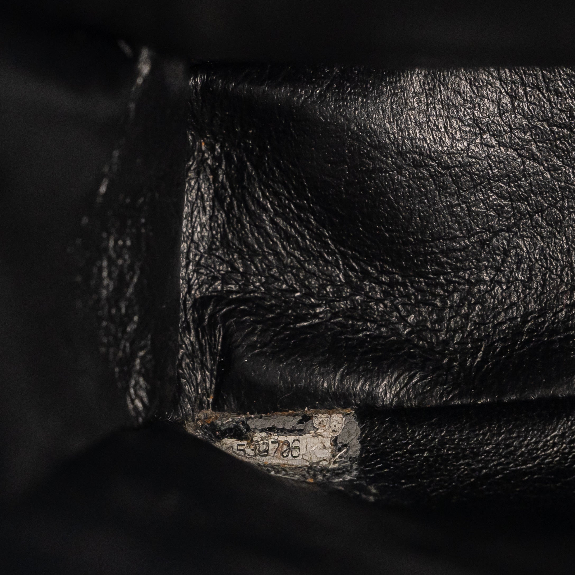 Vintage Double-Sided Black Quilted Lambskin Flap Bag