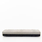 Chanel Black & White Python Frame Clutch