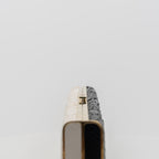 Chanel Black & White Python Frame Clutch