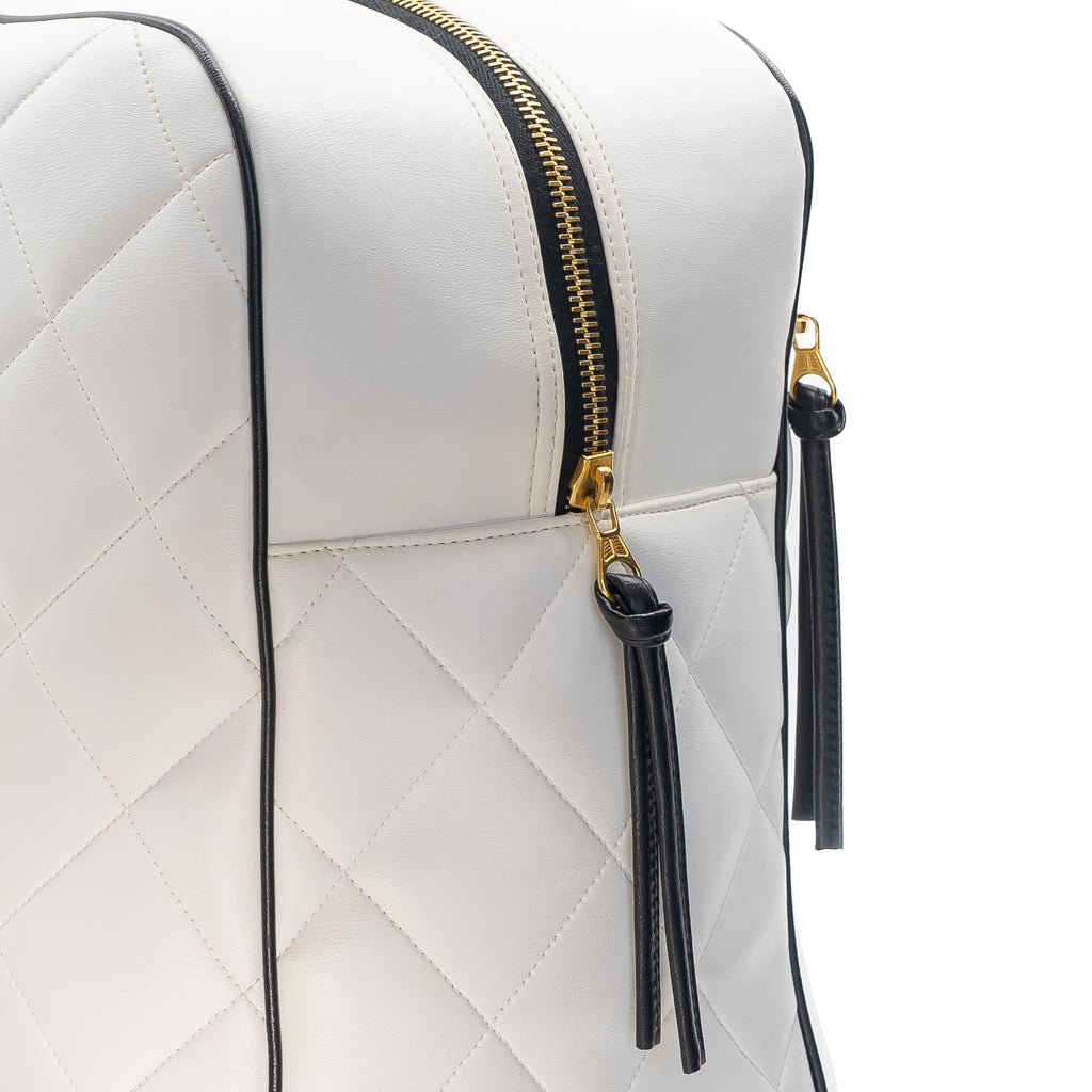 Vintage Chanel Matelassé Bowler Bag