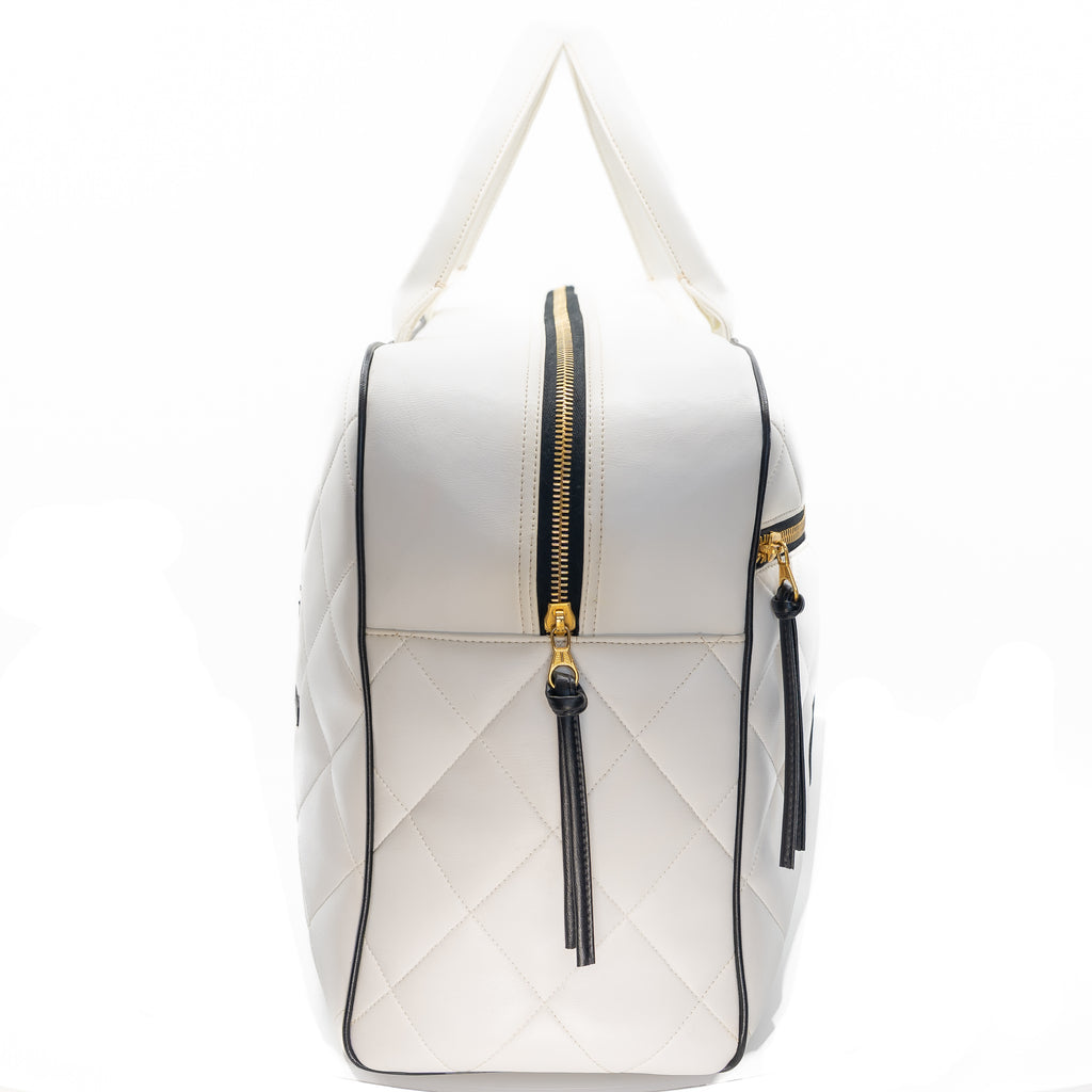 Vintage Chanel Matelassé Bowler Bag