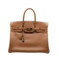 Vintage Hermès Birkin 35 Gold Epsom Leather GHW